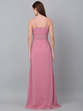 Strapless Fit and Flare Maxi Dress