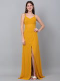 Strapless Fit and Flare Maxi Dress