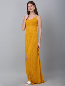 Strapless Fit and Flare Maxi Dress