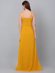 Strapless Fit and Flare Maxi Dress