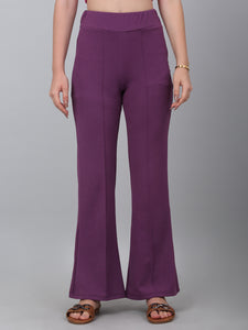 High Waist Corset Style Purple Trouser