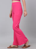 High Waist Corset Style Pink Trouser