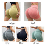 Women Gym Push Up Seamless Scrunch Butt Yoga Sport Fitness Workout High Waist Shapeware Short Free size