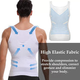 Slim N Lift Slimming Tummy Tucker Body Shaper Vest for Men BLACK & WHITE