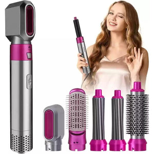 5 in 1 Hot Air Styler Hair Dryer Comb Multifunctional Styling Tool