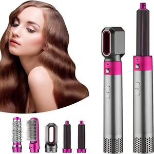 5 in 1 Hot Air Styler Hair Dryer Comb Multifunctional Styling Tool